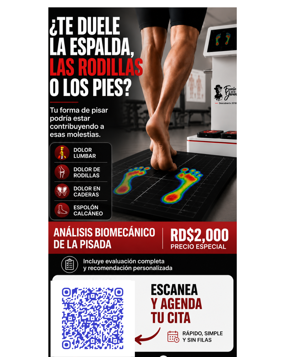 ANÁLISIS BIOMECÁNICO DE LA PISADA Y PLANTILLAS PERSONALIZADAS