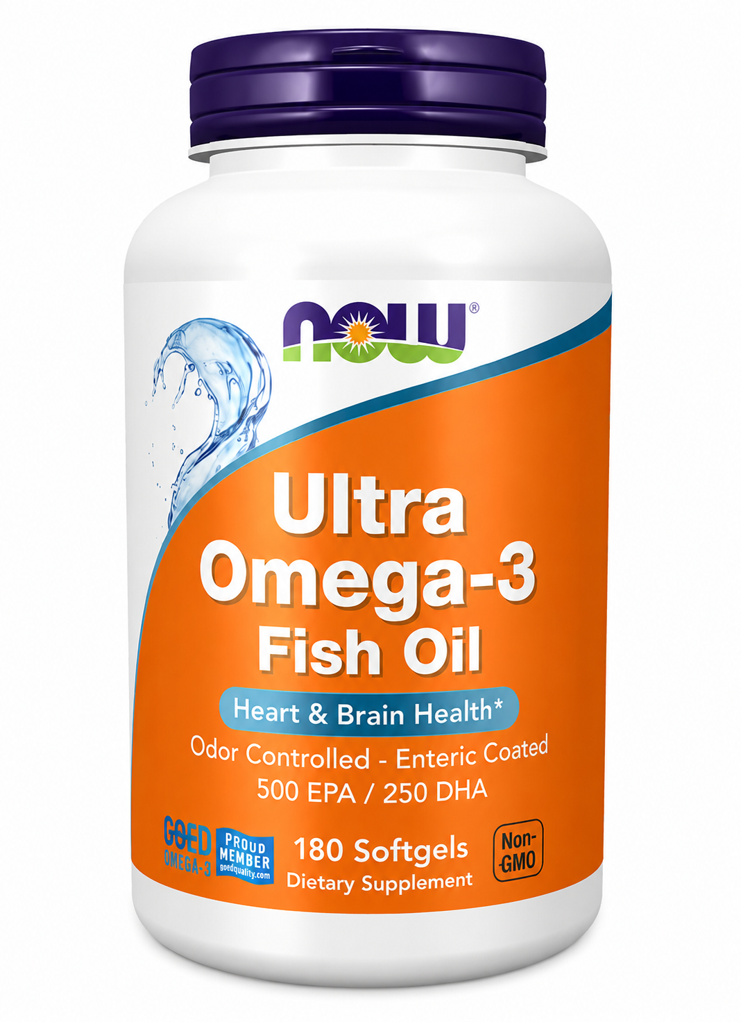 Omega-3 Fish Oil – 180 Cápsulas Blandas