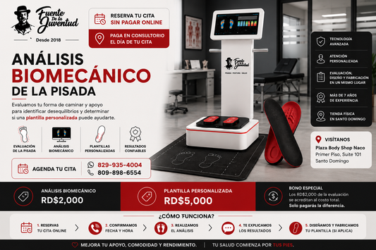 ANÁLISIS BIOMECÁNICO DE LA PISADA Y PLANTILLAS PERSONALIZADAS