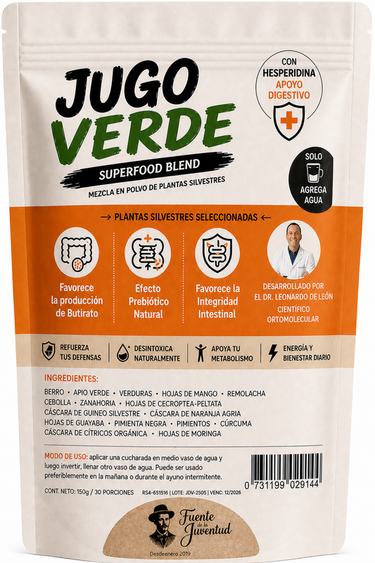 Jugo Verde Naranja – Apoyo Digestivo
