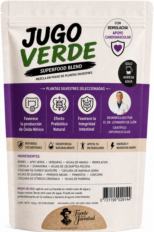 Jugo Verde Morado – Apoyo Cardiovascular