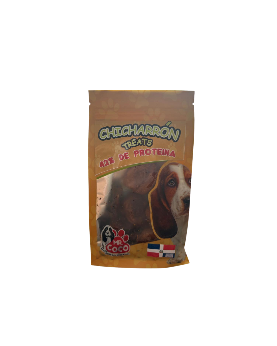 Mr. Coco Chicharrón, grado alimenticio humano, calidad ISO.