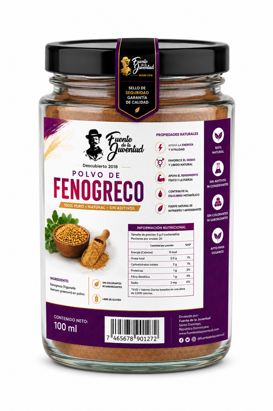 Fenogreco en Polvo (Fenugreek) 100% Puro y Natural