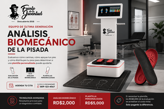 ANÁLISIS BIOMECÁNICO DE LA PISADA Y PLANTILLAS PERSONALIZADAS