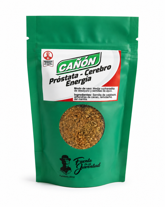 CAÑÓN Próstata • Cerebro • Energía. Rico en magnesio y zinc biodisponible