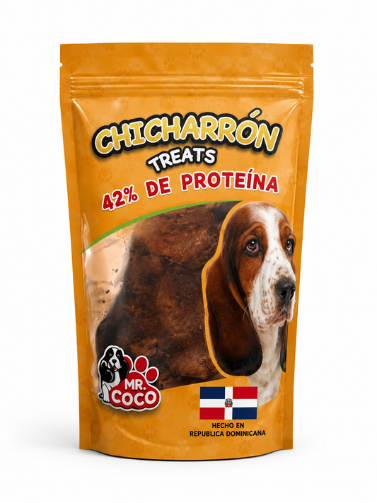 Mr. Coco Chicharrón, grado alimenticio humano, calidad ISO.