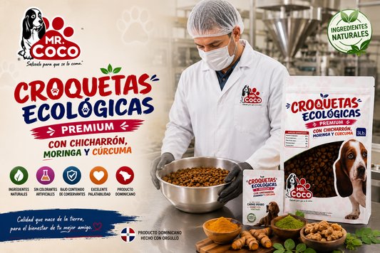 OFERTA MR COCO CROQUETAS ECOLOGICAS Y UN SOBRE DE DIA DEL PERRO