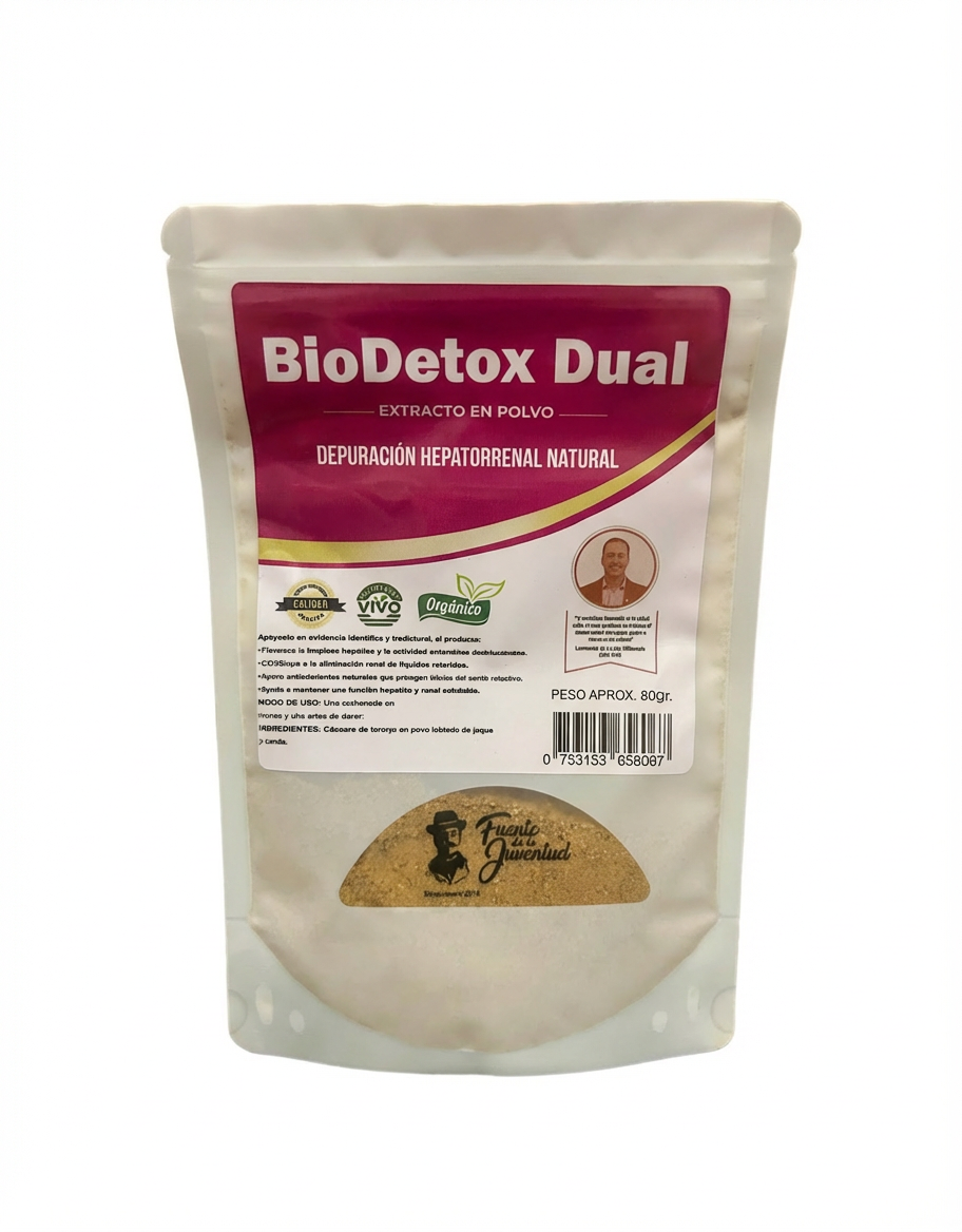 BIODETOX DUAL depuracion hepatorenal natural 80gr