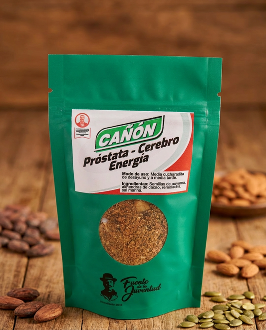 CAÑÓN Próstata • Cerebro • Energía. Rico en magnesio y zinc biodisponible
