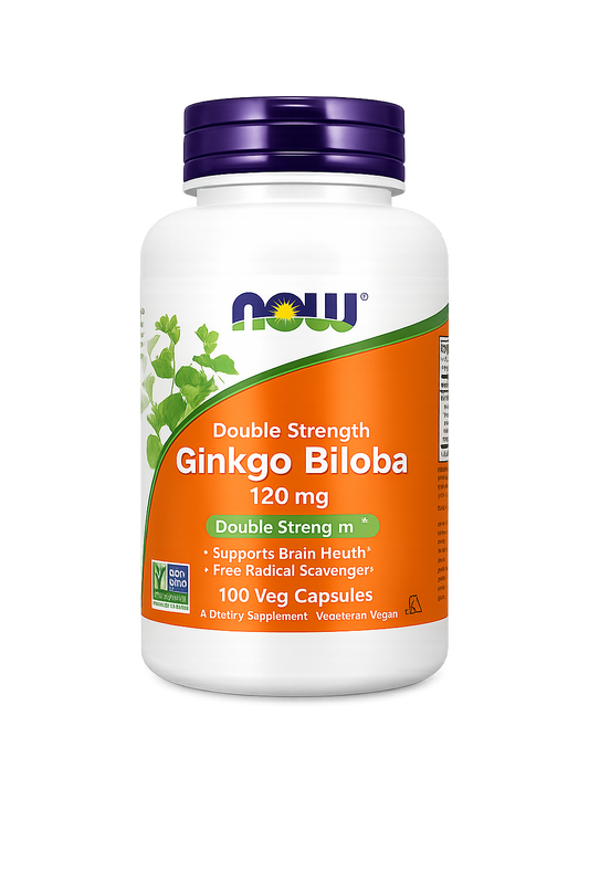 Ginkgo Biloba 120 mg – 100 Cápsulas Vegetarianas