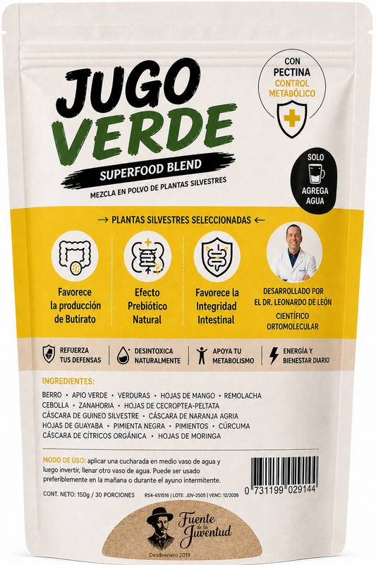 Jugo Verde Amarillo – Apoyo Metabólico