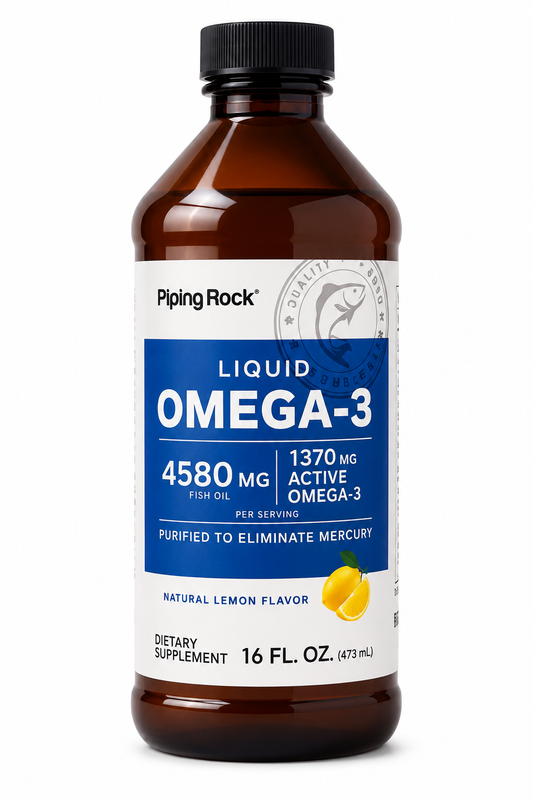 Omega-3 Líquido Sabor Limón – 16 fl oz (473 ml)
