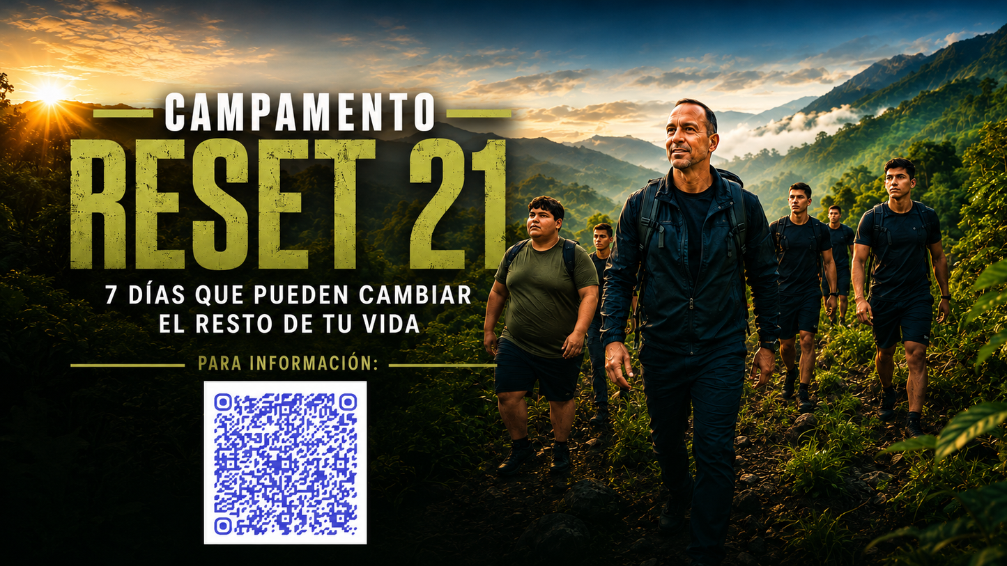 CAMPAMENTO RESET 21 Academia Transformación, 7 días que pueden cambiar el resto de tu vida