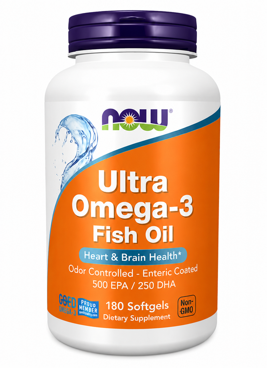 Omega-3 Fish Oil – 180 Cápsulas Blandas